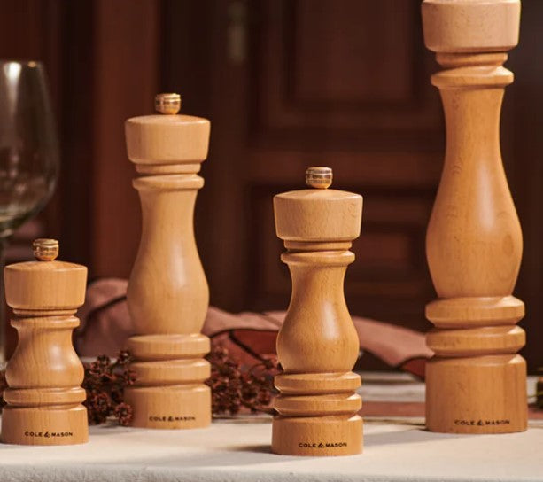 COLE AND MASON SALT AND PEPPER MILLS