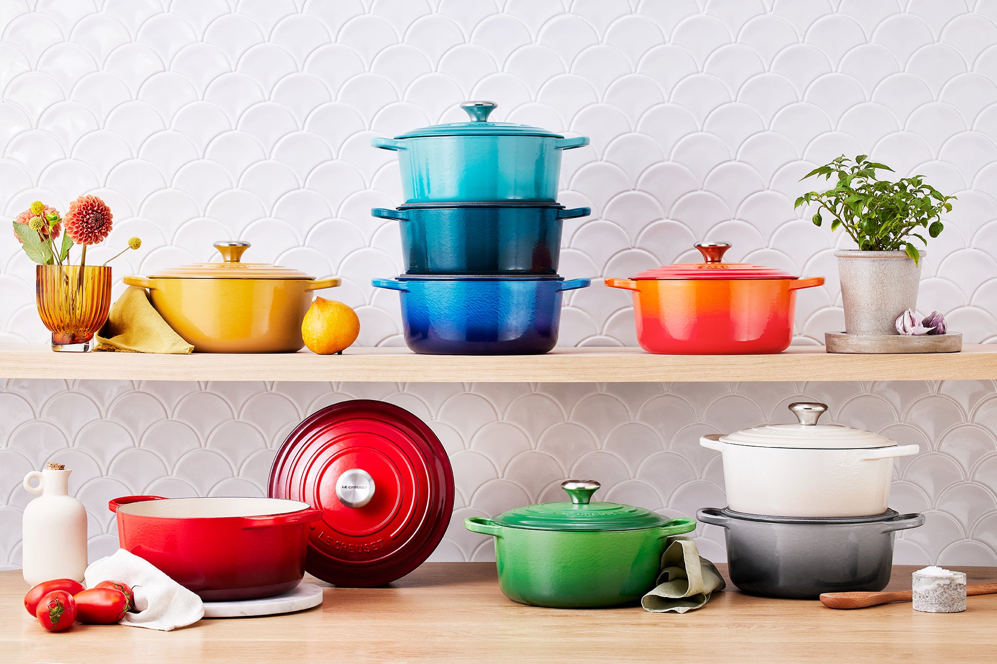 LE CREUSET CAST IRON CASSEROLES