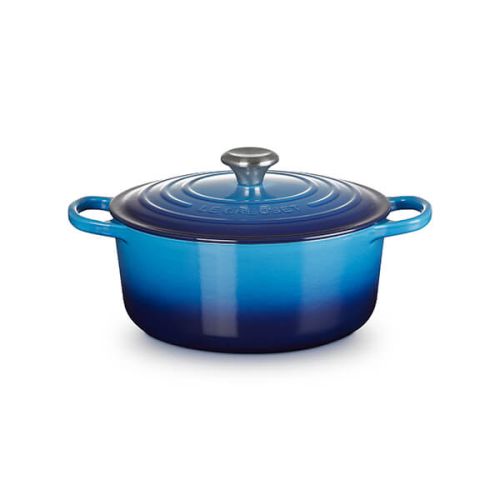 Le Creuset 26cm Azure Blue Casserole