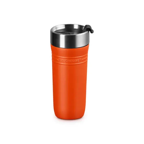 Le Creuset Volcanic Orange Travel Mug