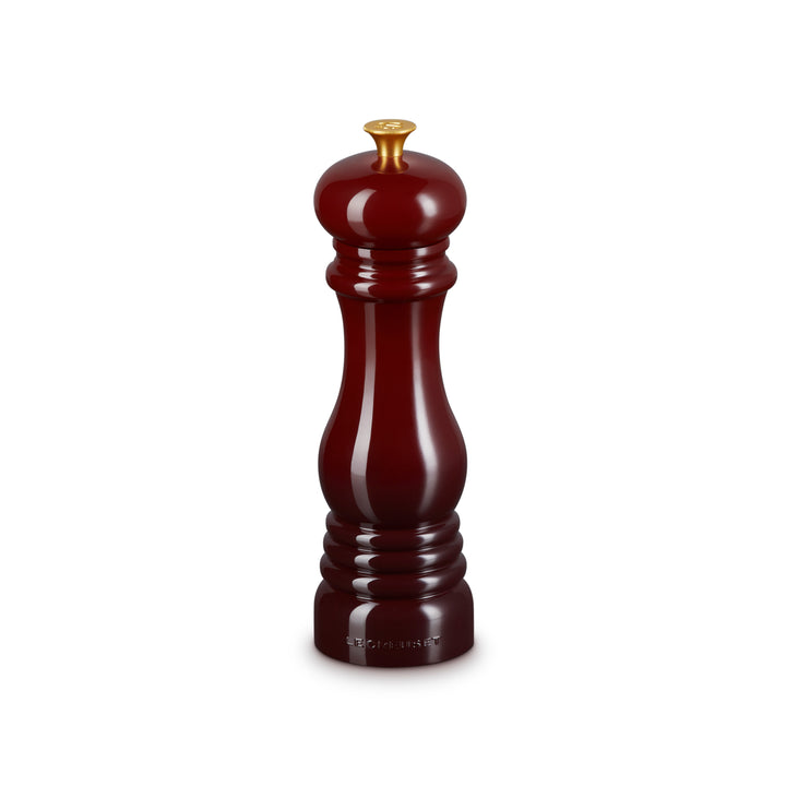 Le Creuset Set of 2  Salt & Pepper Mills GARNET