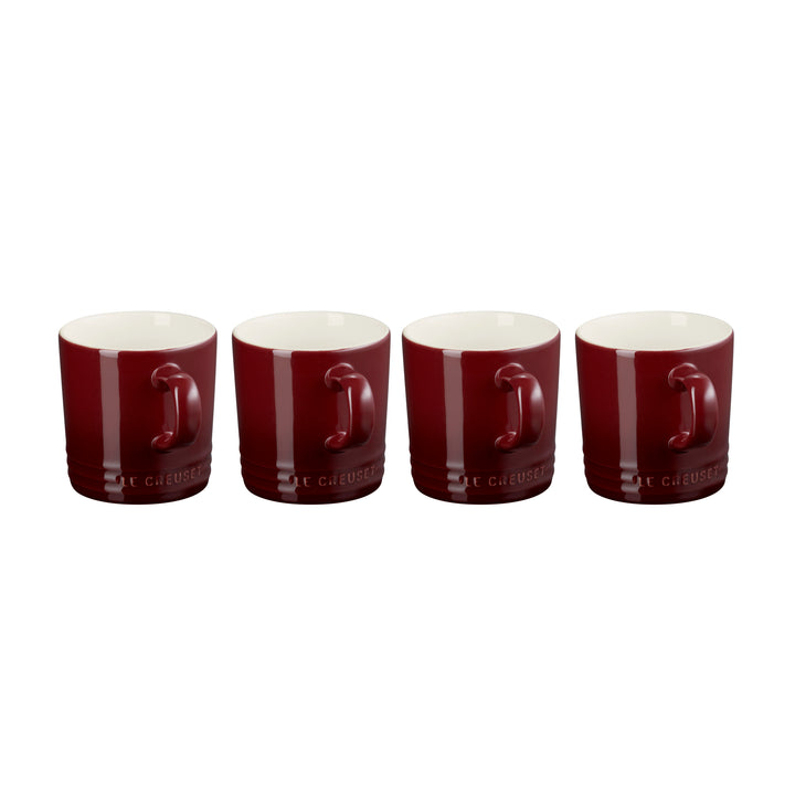Le Creuset Garnet Standard Mug SET OF 4