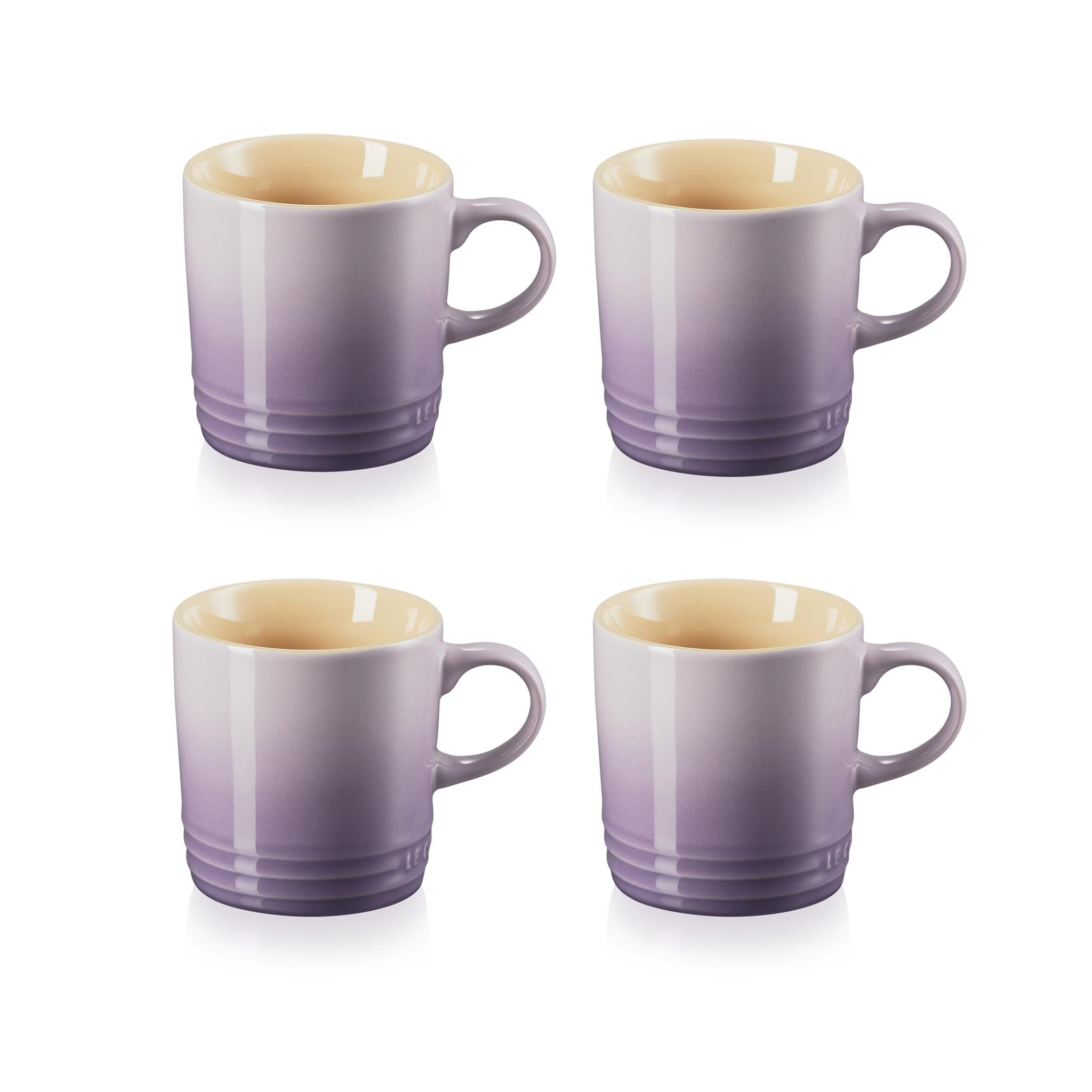 Le Creuset  Bluebell Purple Standard Mug SET OF 4