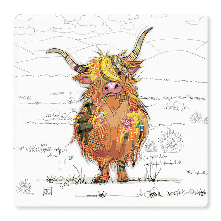 Bugart Hamish Highland Cow Coaster