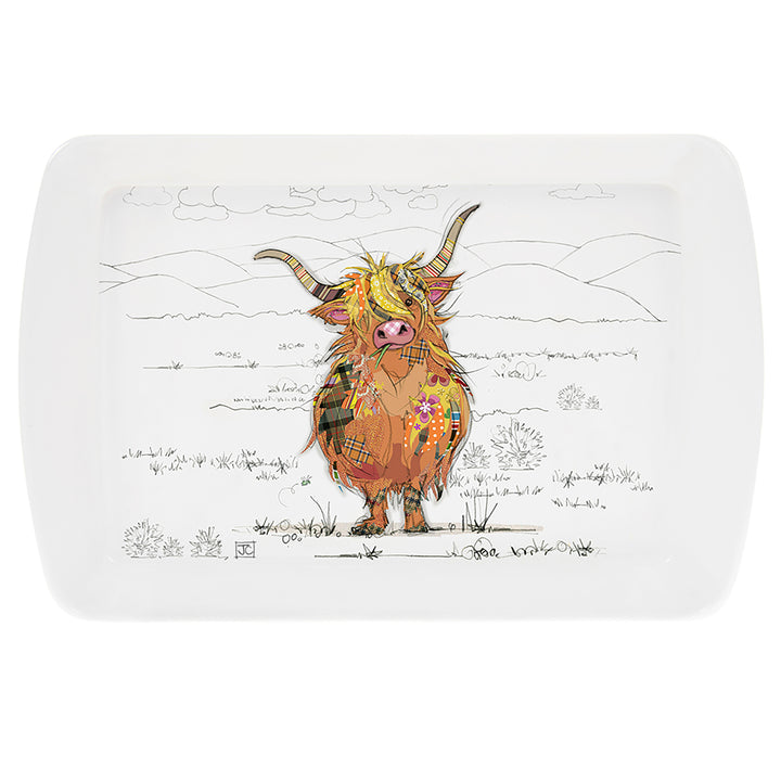 Bugart Hamish Highland Cow Small Serving Tray