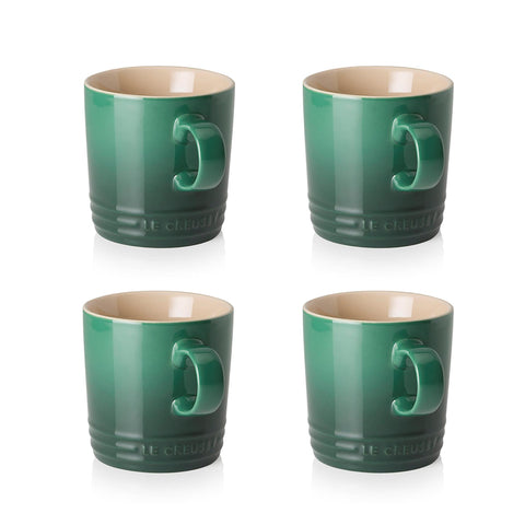 Le Creuset Juniper (Green) Standard Mug SET OF 4