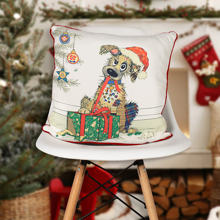 Bugart CHRISTMAS Murphy mutt cushion