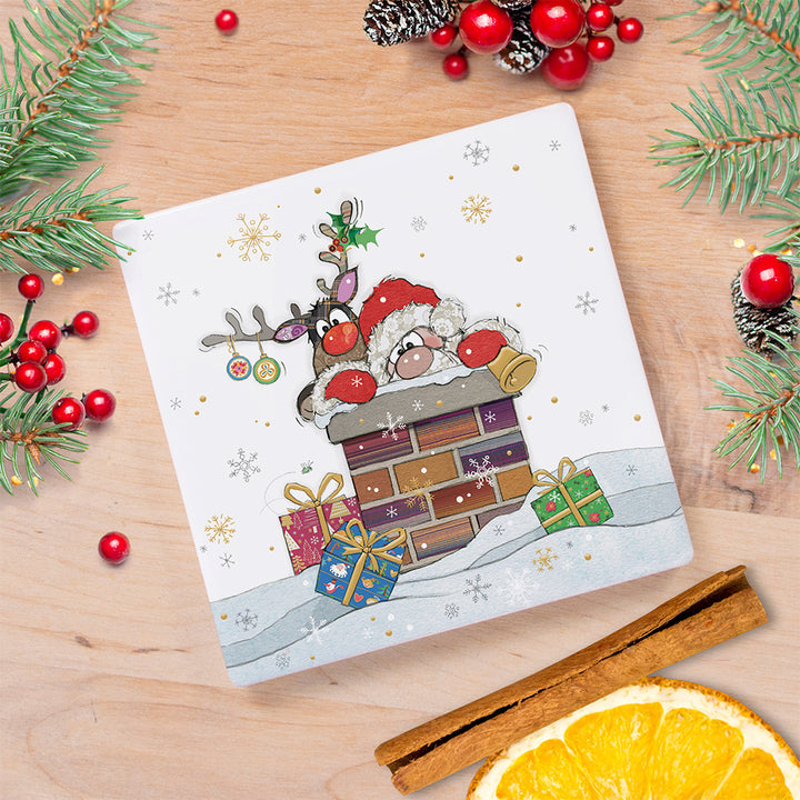 Bugart Santa Chimney Coaster