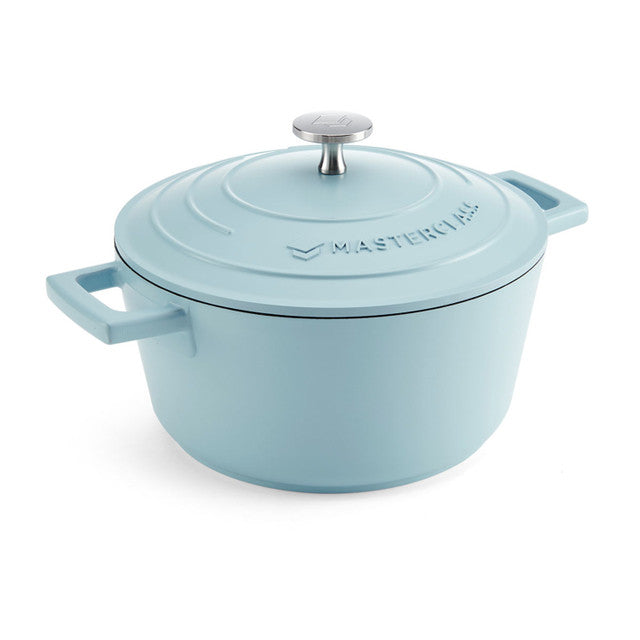 Masterclass Cast Aluminium Casserole SKY BLUE 24cm