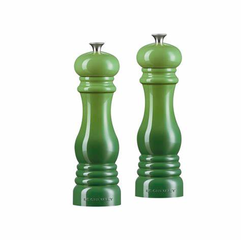 Le Creuset Set of 2  Salt & Pepper Mills Bamboo