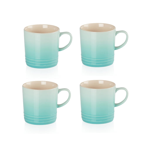 Le Creuset Cool Mint Standard Mug SET OF 4