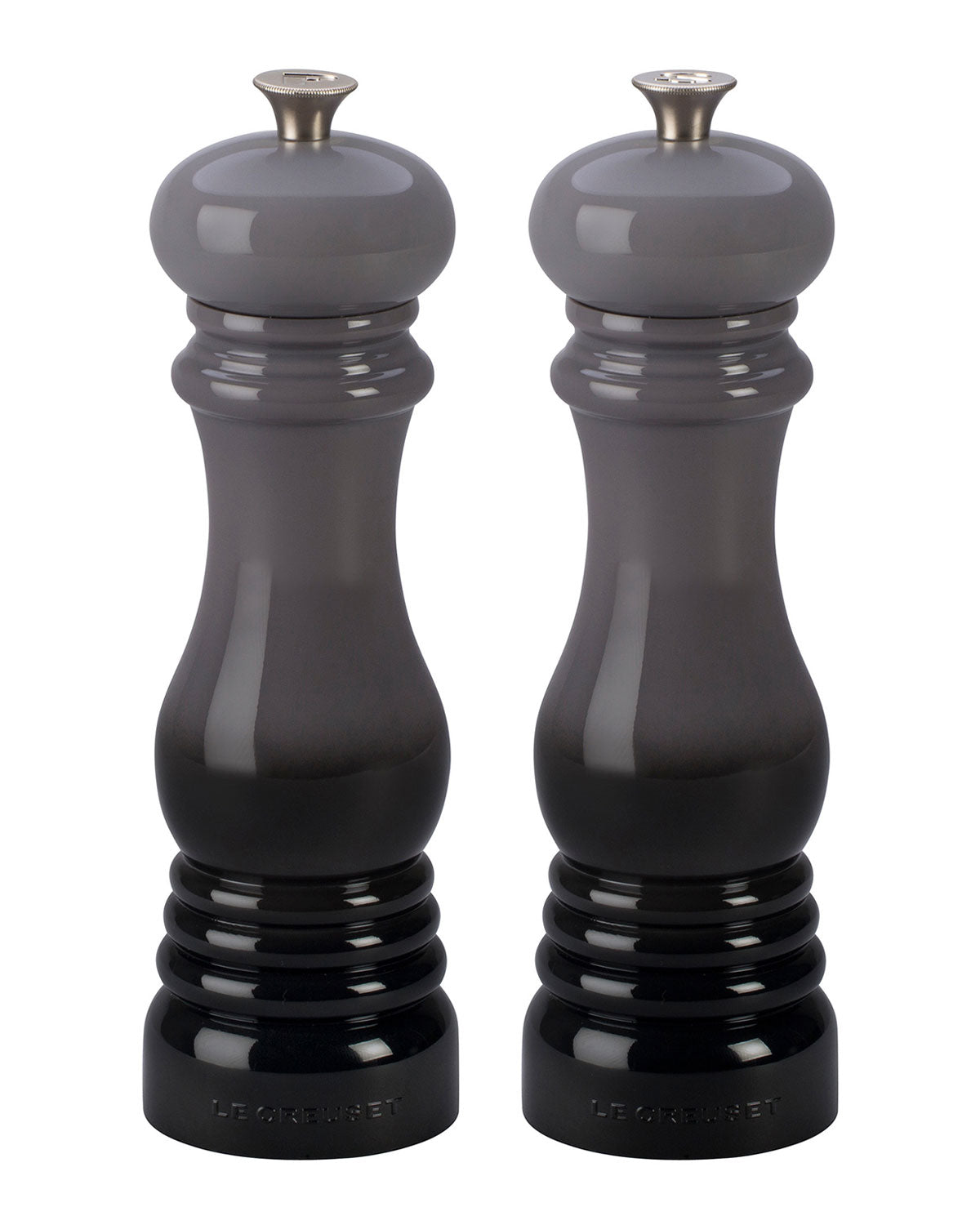 Le Creuset Set of 2 Salt & Pepper Mills Flint