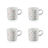 Le Creuset Gloss Heart Standard Mug set of 4