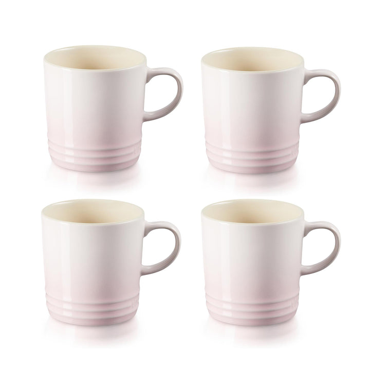 Le Creuset Shell Pink Standard Mug SET OF 4