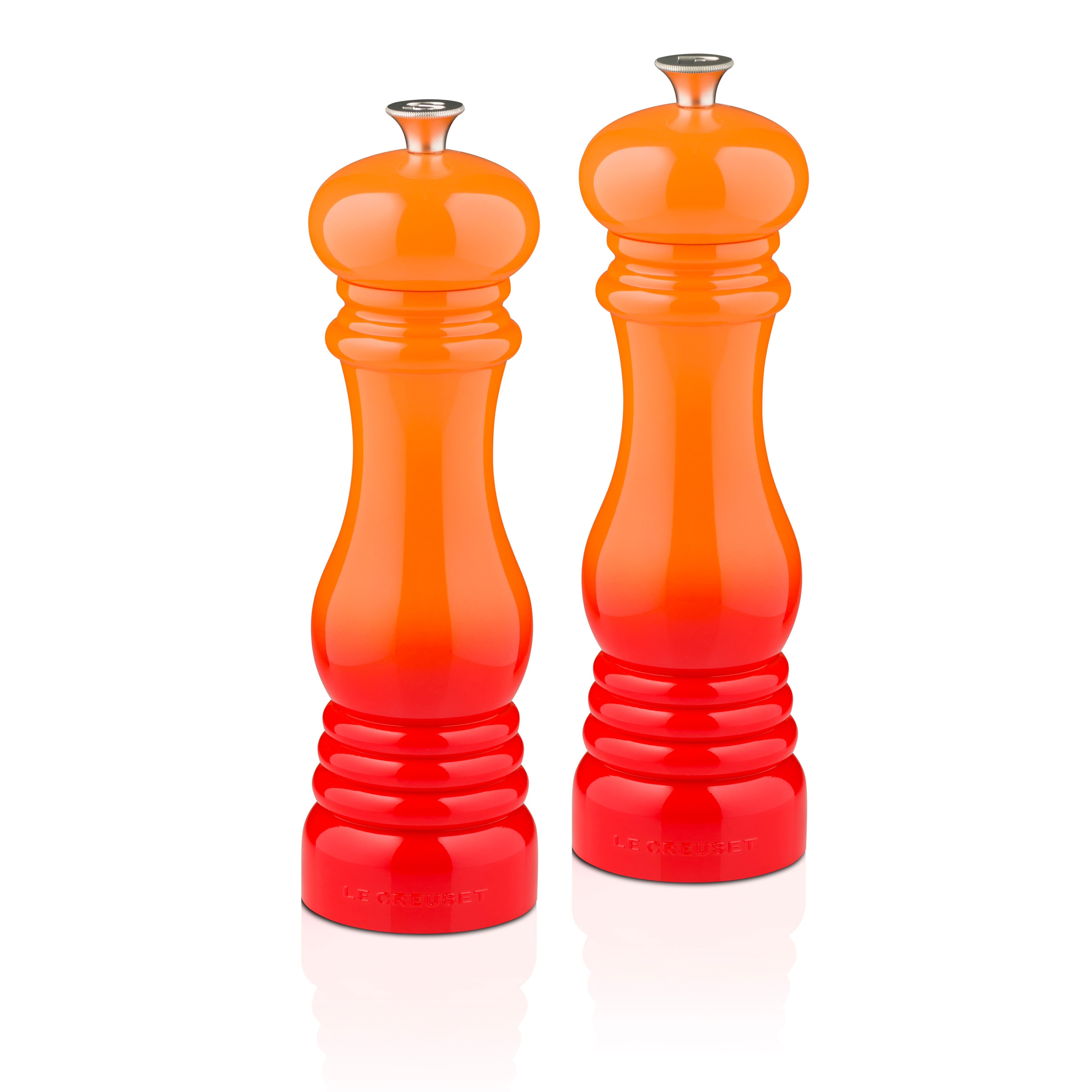 Le Creuset Set of 2 Salt & Pepper Mills Volcanic