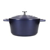 Masterclass Cast Aluminium Casserole Blue 24cm.