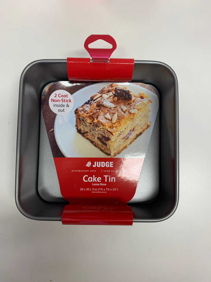 Judge Square 18cm Loose Base Cake Tin