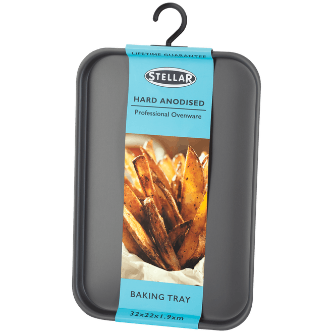Stellar Hard Anodised 30x20x1.5cm Baking Tray