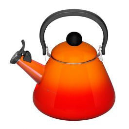 Le Creuset Volcanic Orange Kone kettle
