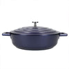 Masterclass Cast Aluminium Shallow Casserole Blue 28m